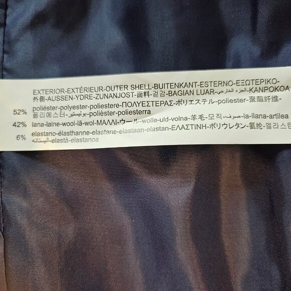 ZARA Boy's Navy Blue 2-Button Tailored Suit Jacket - Size 13-14 - Picture 11 of 11